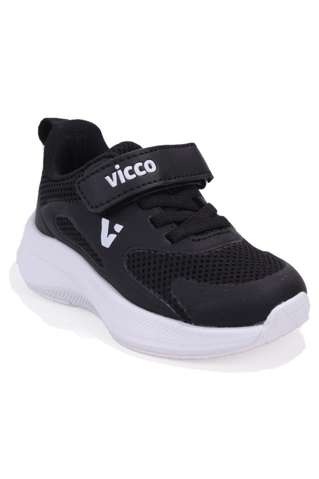 Karon 346F26Y146 Black Orthopedic Daily Boys' Sports Shoes