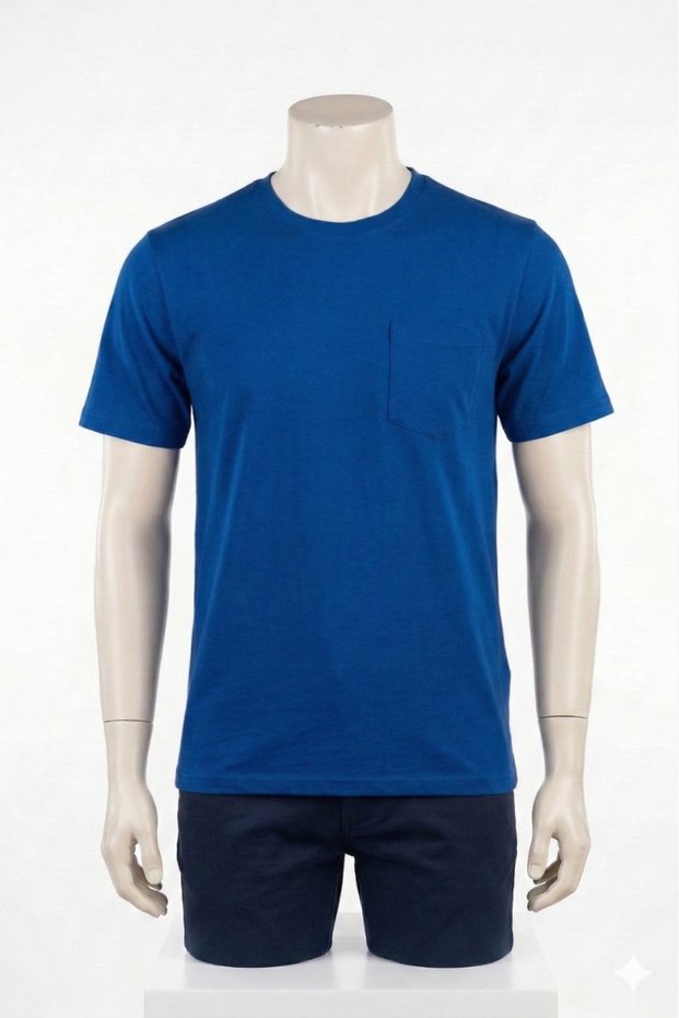 Crew Neck T-Shirt 100% Cotton Short Sleeve Summer Wear