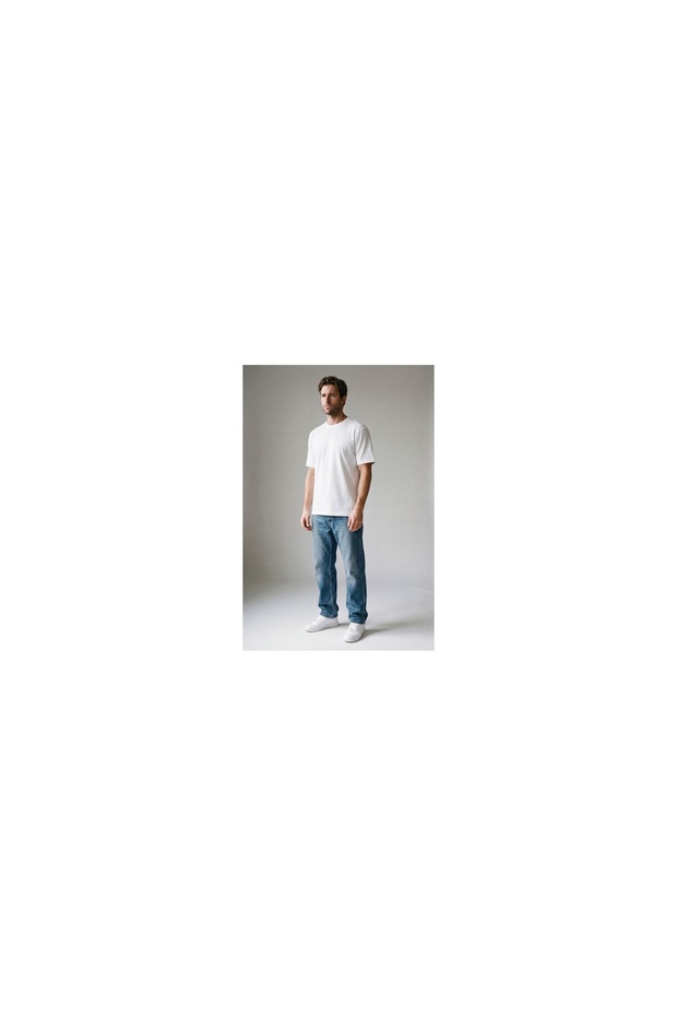 Premium Cotton Crew Neck Basic T-Shirt – White