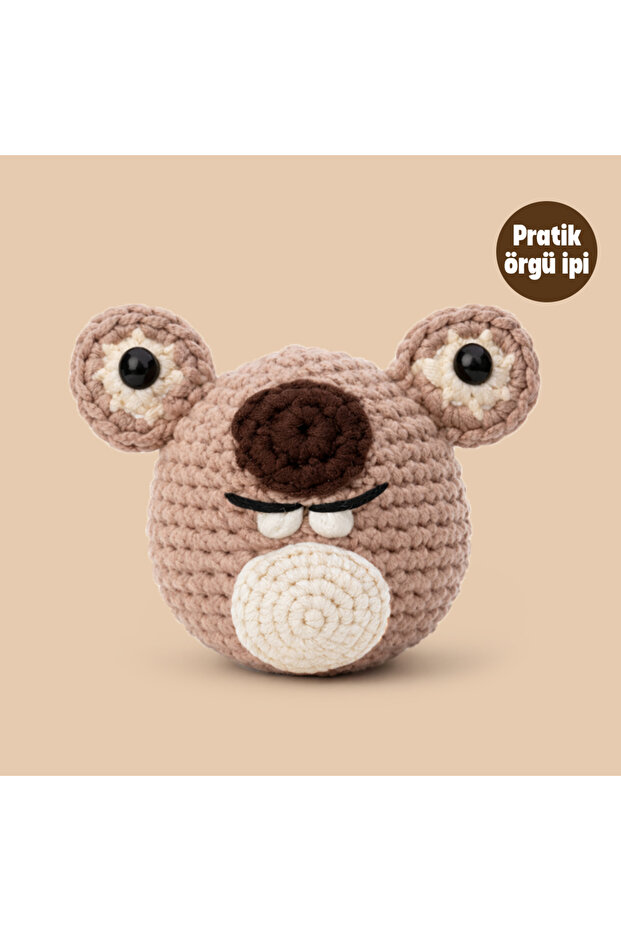 The Gookie Seddy Tığ Kiti Yeni Başlayanlar İçin Videolu Amigurumi Örgü Oyuncak Seti