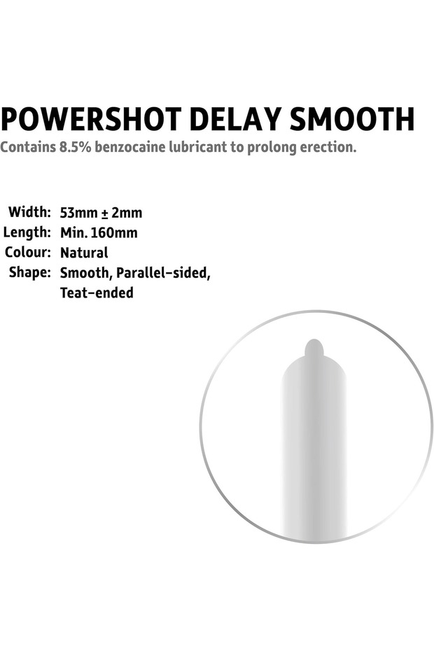 Powershot Delay Condom 12Pcs - 3