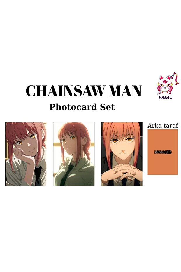 Chainsaw Man Anime Makima Anime Photocard Set / Collection Card Set
