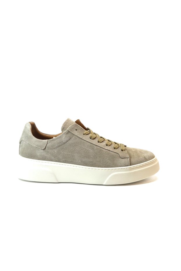 Mn.1091 Genuine Leather Nubuck Thick Sole Casual Men's Shoes