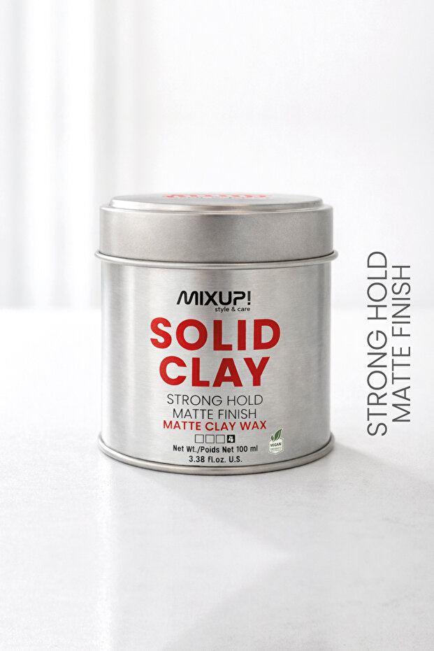 ! Solid Clay Güçlü Mat Dokulu Wax 100 ml - 1