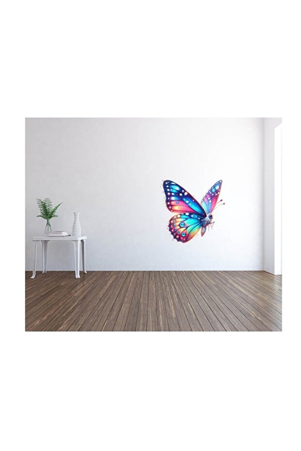 Autocolant decorativ, fluture, multicolor - 2