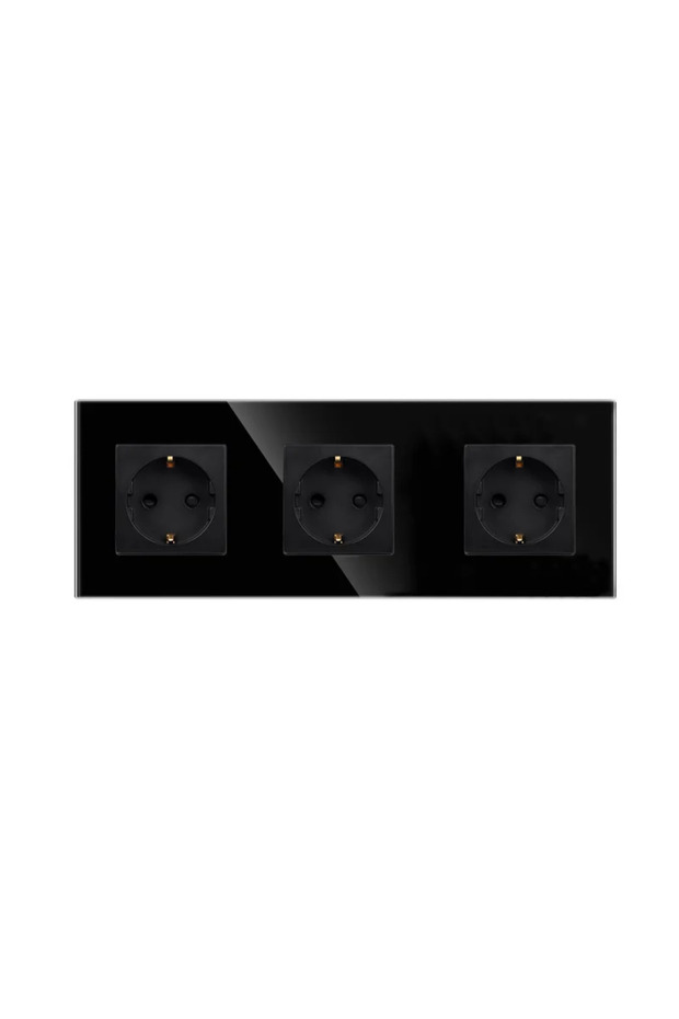 Triple socket Doc, IP20, black