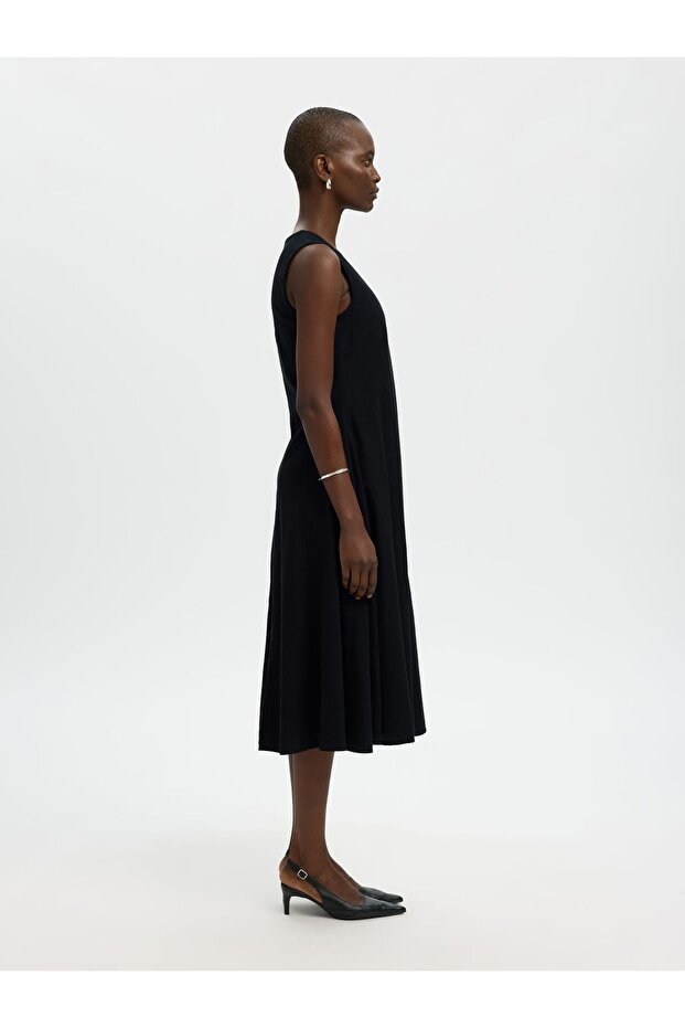 Maxikleid Leinenmix - 6
