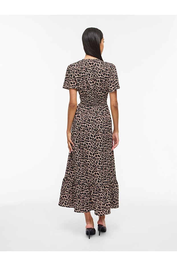 Maxikleid VIMATHILDE Kurzärmeliges - 4