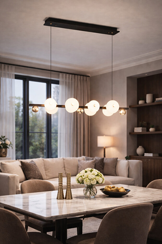 Modern LED Sarkıt Avize – 3 Renk