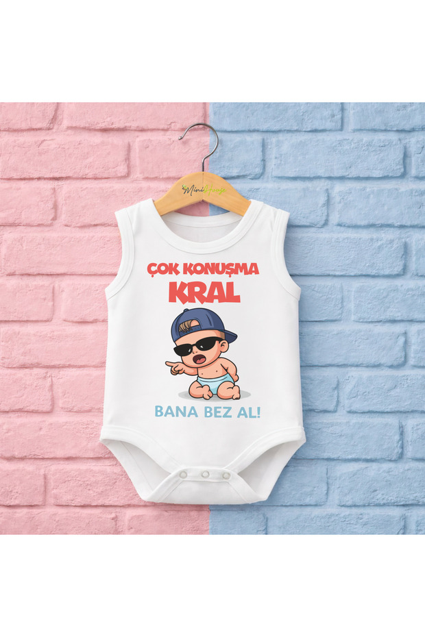 Funny Writing Spiritual Pamu Cotton Additional Body Zıbın