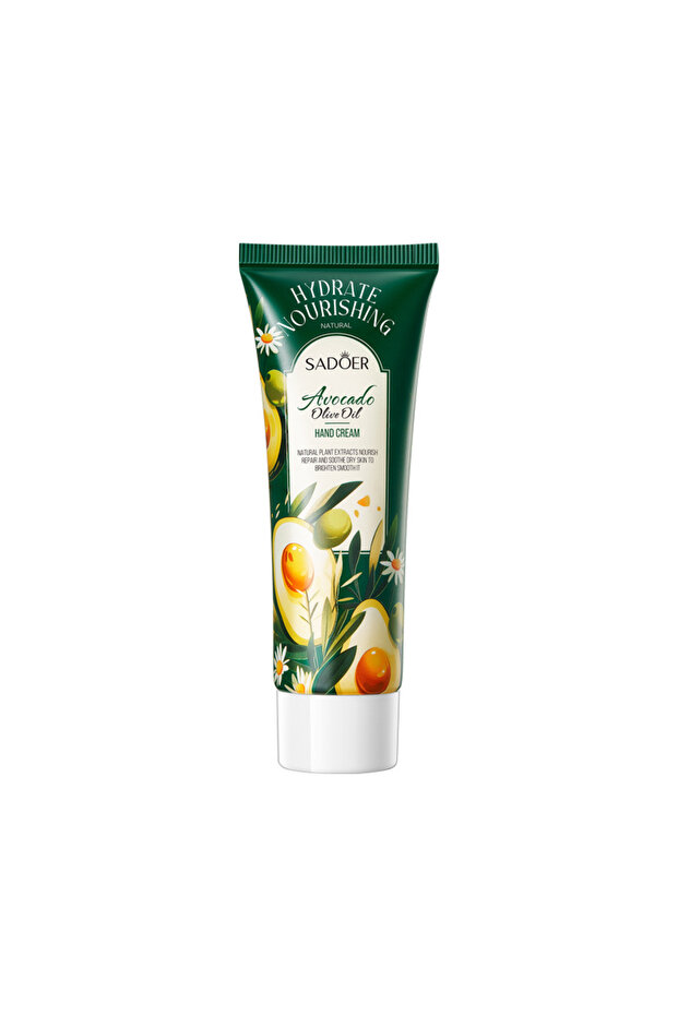 Herbal Fruit Flavor Olive Rose Avocado Extract Hand Care Lotion 80g