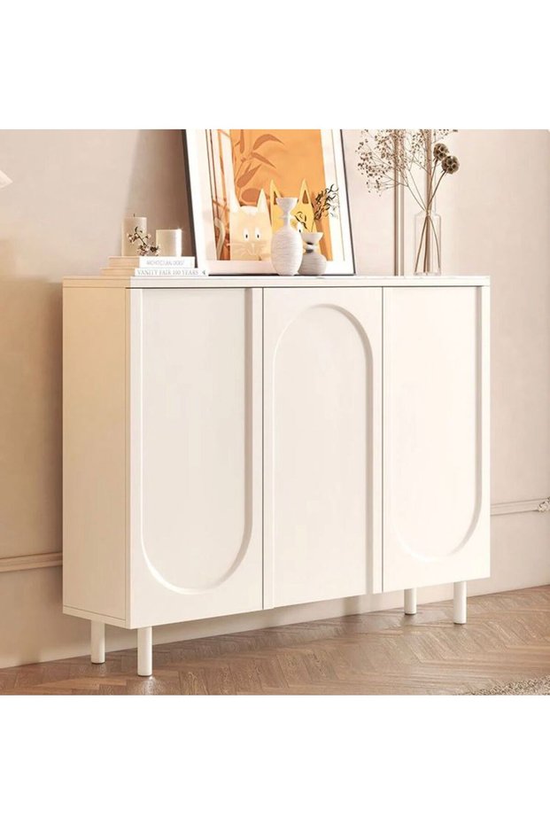 Modern Shoe Cabinet with Storage Shelves – Minimalist Entryway Shoe Organizer