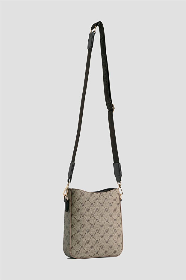 Women's Dotted Hand and Shoulder Bag Bag 423 Mink Dotted