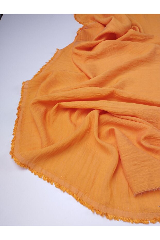 Orange Viscose Piece Woven Width: 140cm