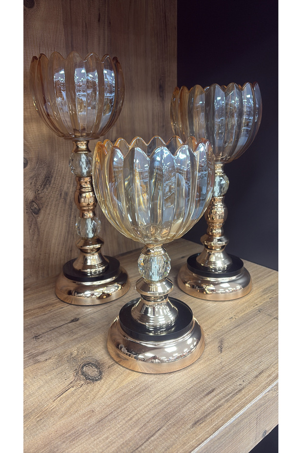 3’lü Şamdan set - 1