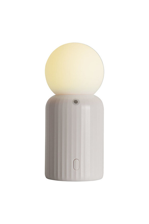 Mini Wireless Lamp White – Portable Rechargeable Lamp for Home & Ambient Lighting