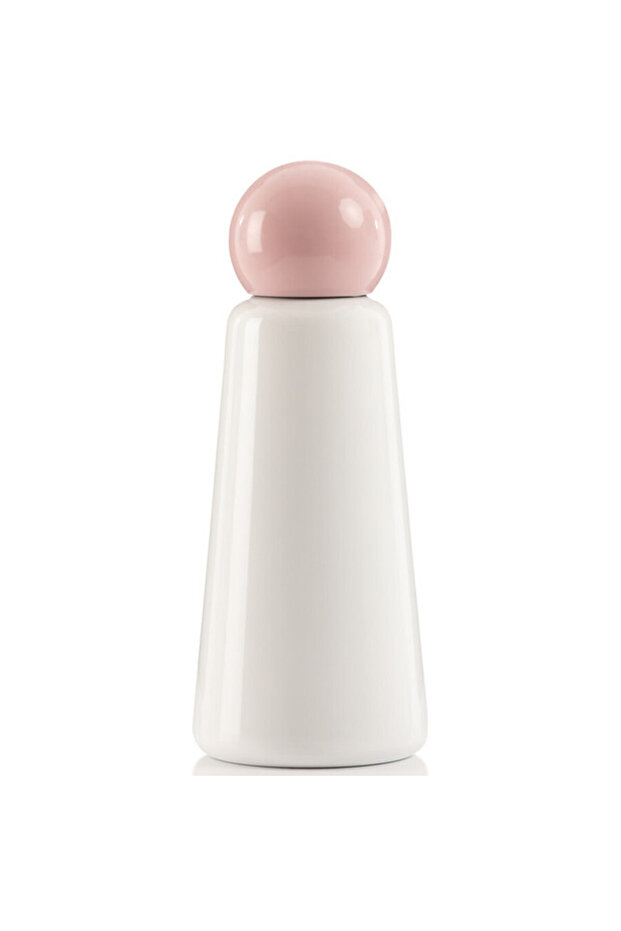 Skittle Bottle 500ml White & Pink – Vacuum Insulated Hot & Cold Flask