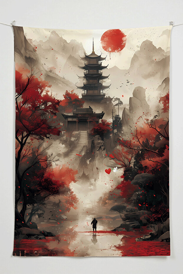 Untitled Ronnin Wall Covering – Large Size Tapestry Wall H Rug I, Game Anime Movie Room Decor
