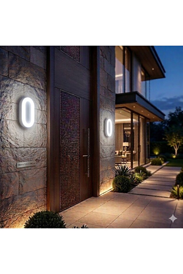 وحدة إضاءة جدارية LED بيضاء 11 واط IP65