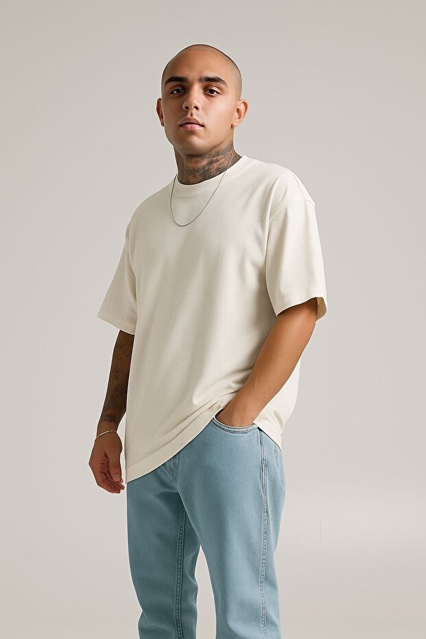 Plain Oversize Unisex T-Shirt Yb3