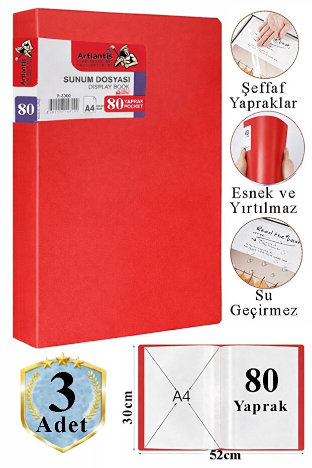 ملف عرض تقديمي أحمر اللون، 80 حقيبة، 3 أكياس، ملف كتالوج، 80 حقيبة، ملف بلاستيكي ذاتي التجميع