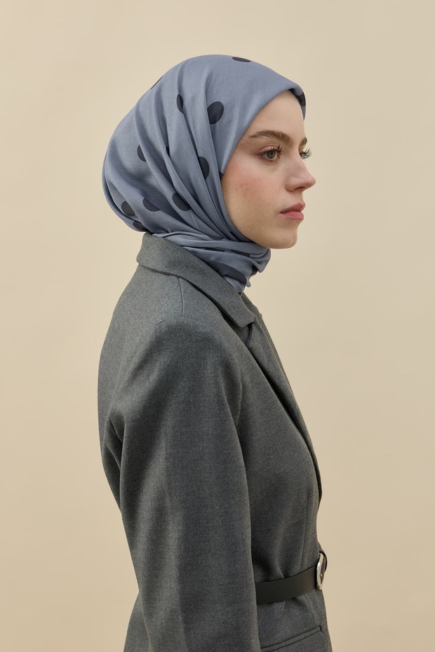 Eșarfă Lina cu model buline - 2