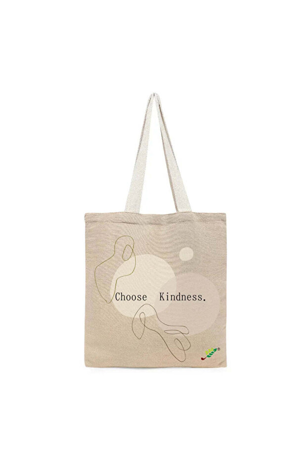 Tote Bag - Choose Kindness Printed Stylish Carry-All Cotton Tote Set of 01