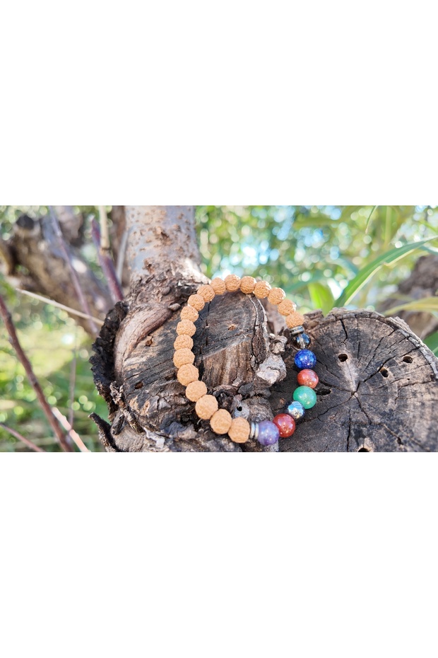 Rudraksha 7 Chakra Women's Bracelet