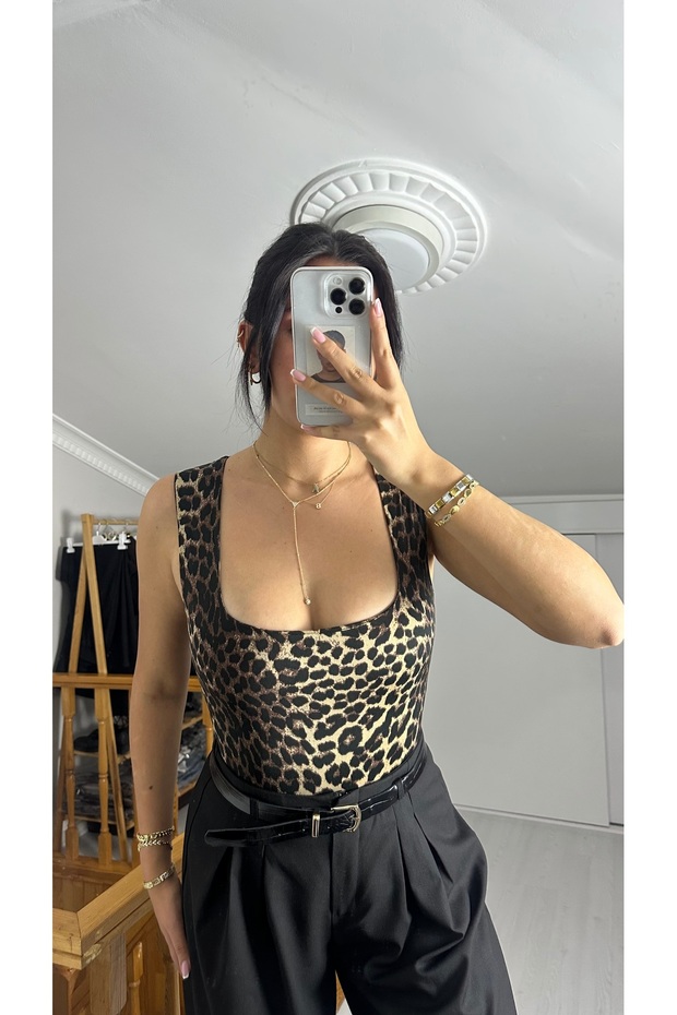 LEOPAR BODYSUİT - 4
