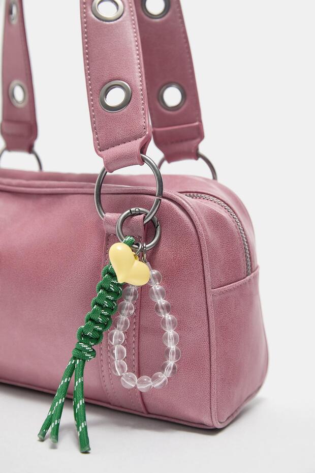 Süslemeli omuz çantası - 5