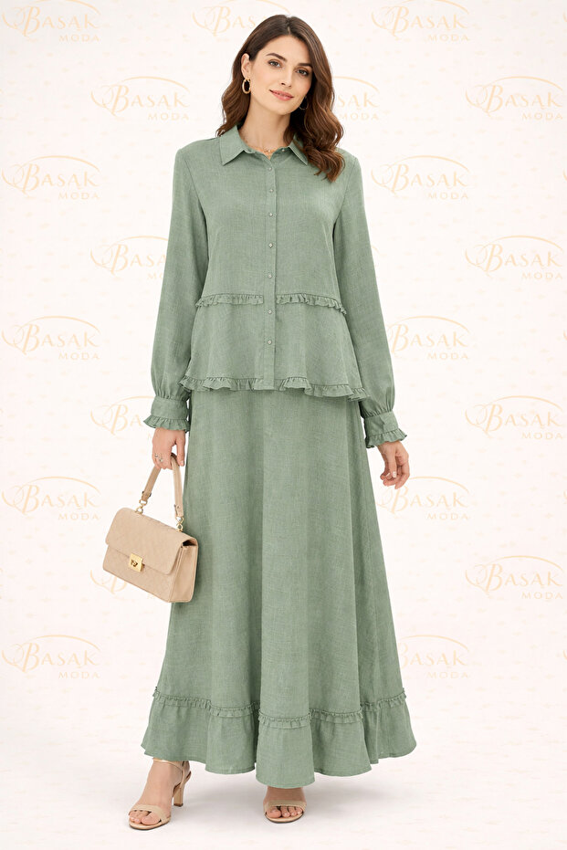 MKBAŞAK MODA ETEKLİ TAKIM - 1