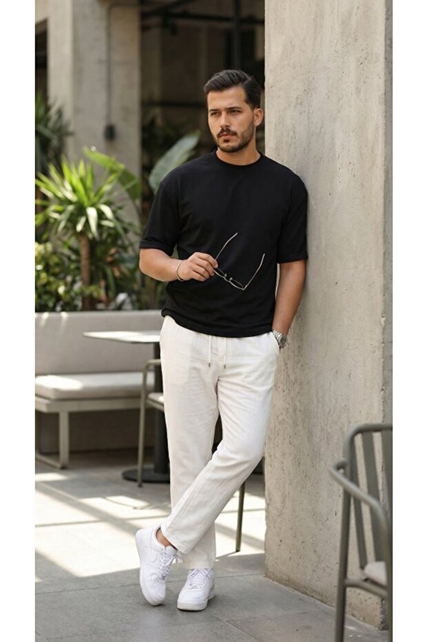 Men's Double Sleeve Basic T-Shirt - 2