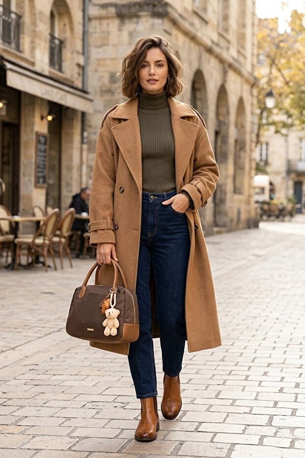 B36025 İmper Women's O Shoulder Bag Brown