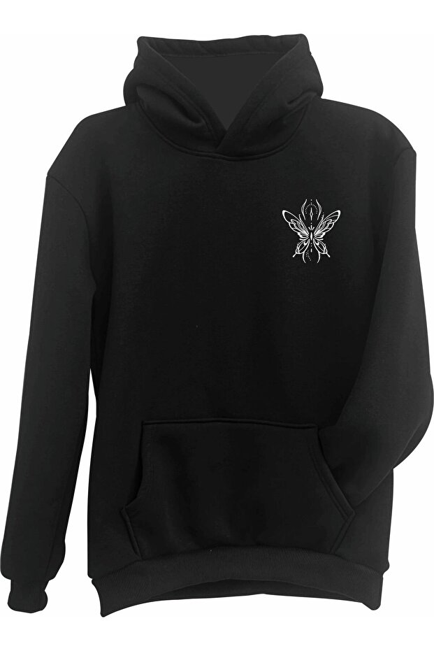 Kapşonlu Kanguru Cepli Sweatshirt
