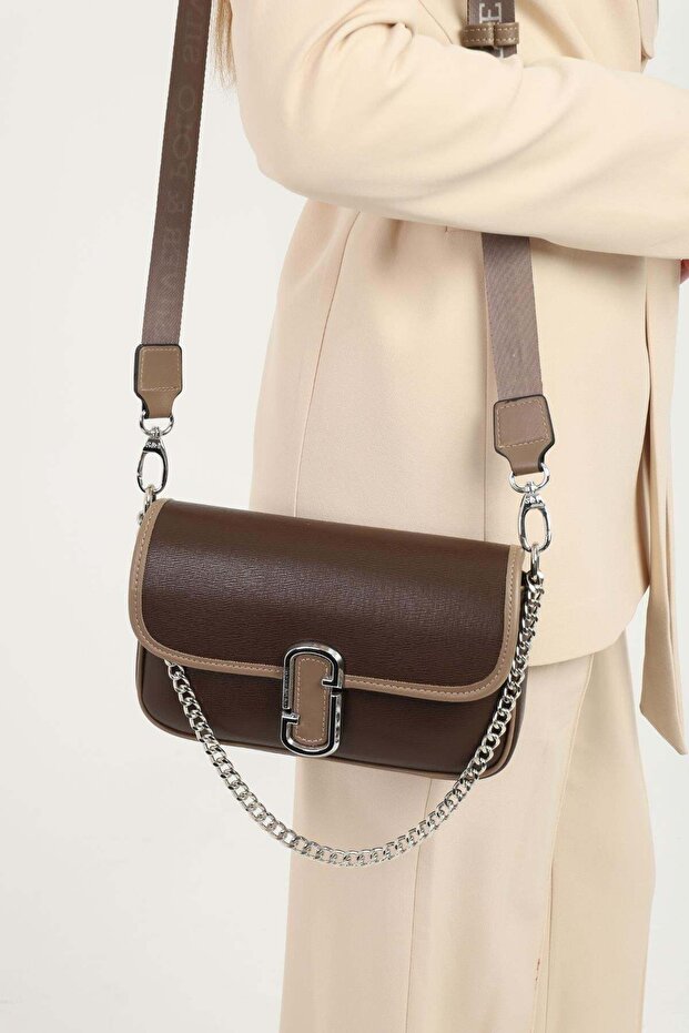Sp1171-M105 Women Shoulder Bag Brown