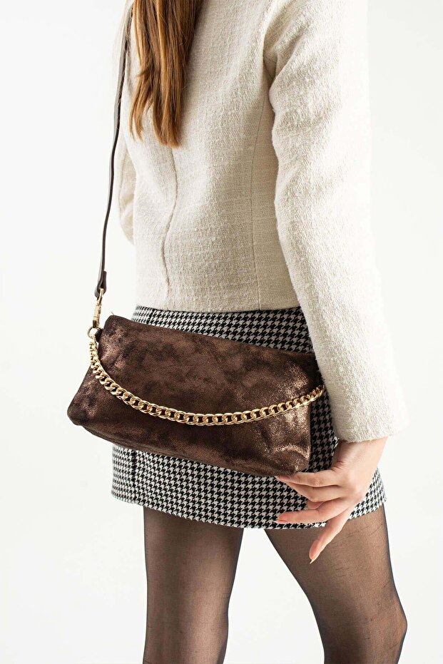 Clzd328-1C Women's Shoulder Bag Brown