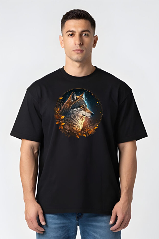 Tricou Oversize - Lup - 2