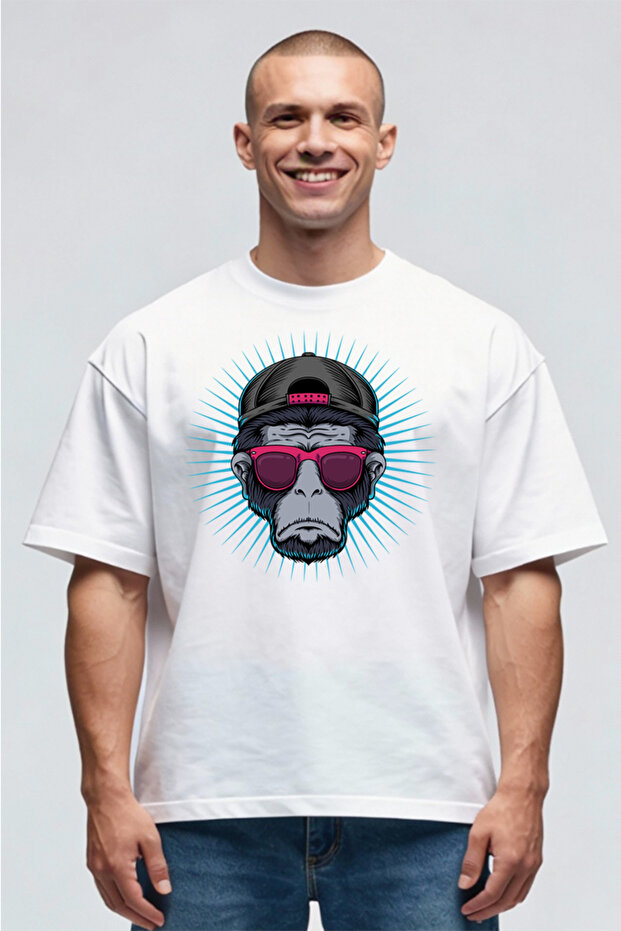 Tricou Oversize - Unhappy Monkey - 1