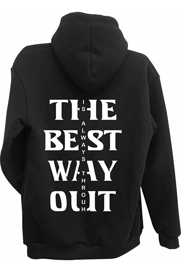 Kapşonlu Kanguru Cepli Sweatshirt