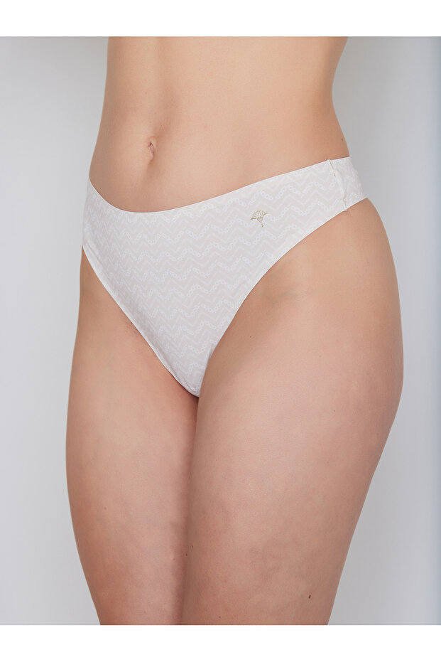 String Sensation Allover Print Thong - 2