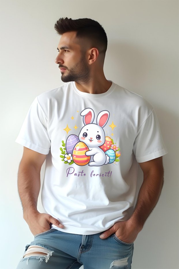 Tricou Oversize - Iepuraș de Paște