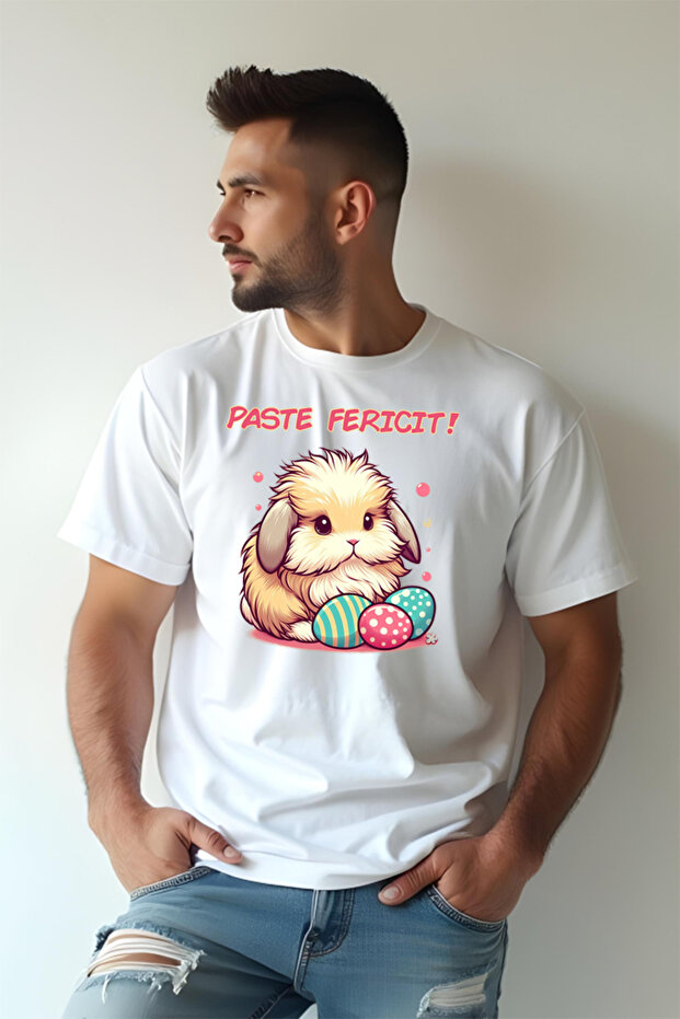 Tricou Oversize - Paște Fericit! - 2