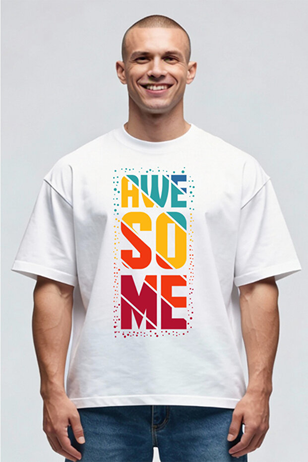 Tricou Oversize - Awesome - 1