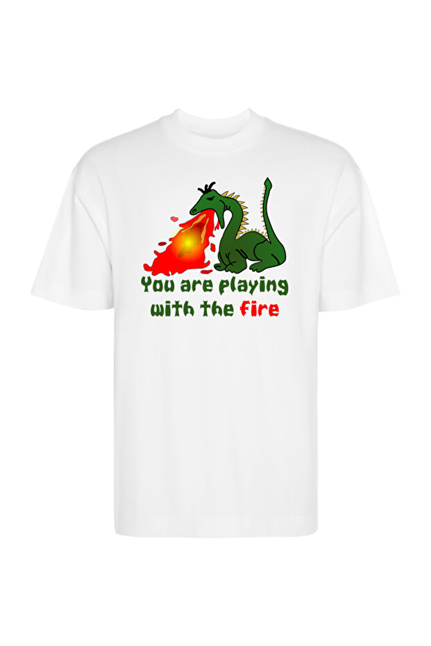 Tricou Oversize - Playing with Fire - 2