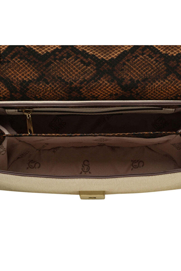 Bmorin Solid Light Brown Shoulder Bag - 3