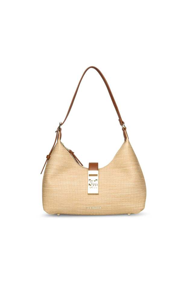 Bovie-s Solid Light Brown Shoulder Bag