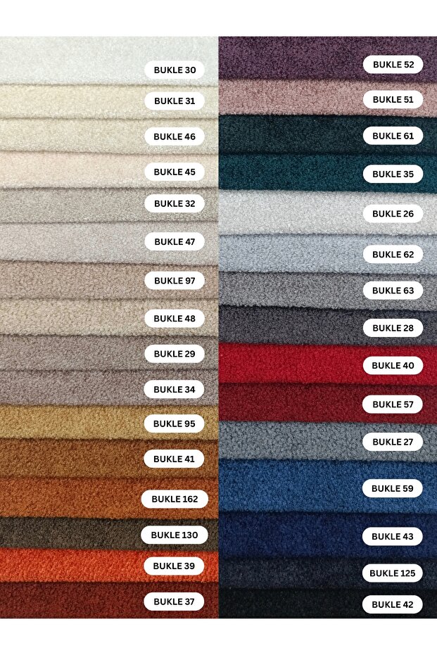 Fresh Aims Bukle Teddy/Buklet Polar Astarlı Döşemelik Kumaş