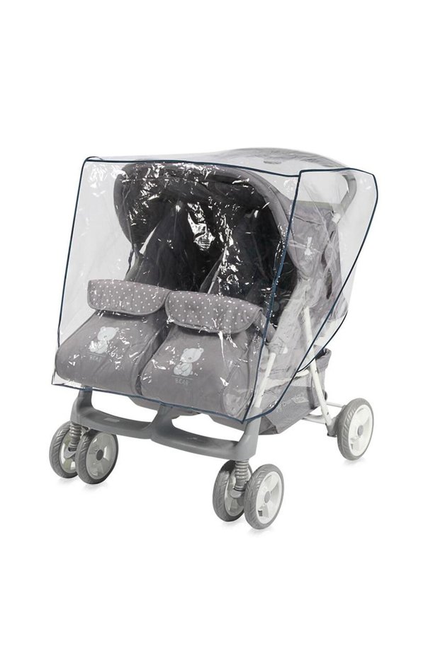 Rain cover for Duo twin stroller, universal