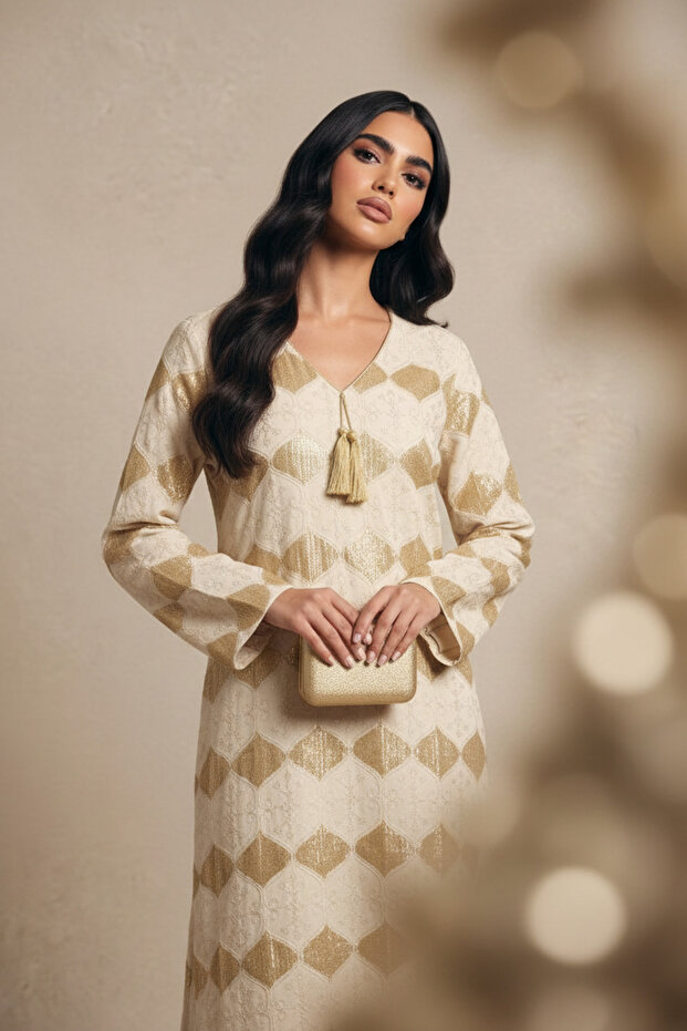 WovenLong Dress