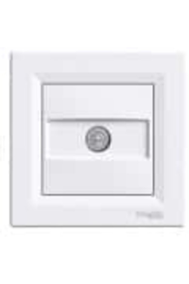 TV socket, flush-mounted, Schneider, white / EPH3200121